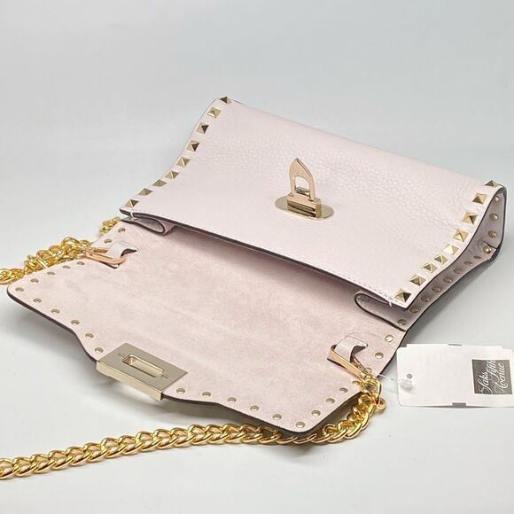 Valentino Garavani Small Rockstud Grainy Calfskin Crossbody Bag - Picture 8 of 12